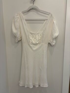 Stone Cold Fox Cream Chiffon Top